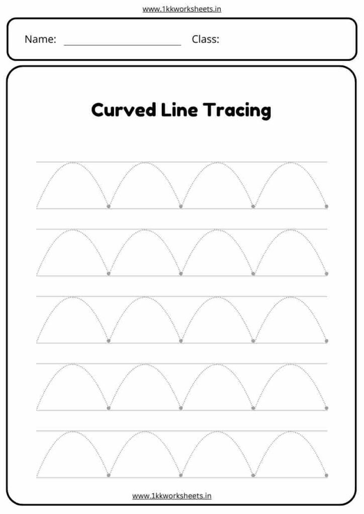 curved line tracing