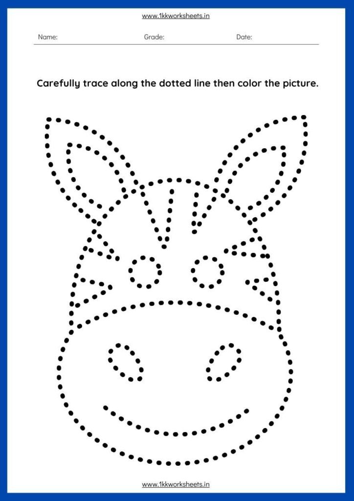 easy colouring worksheets for nursery