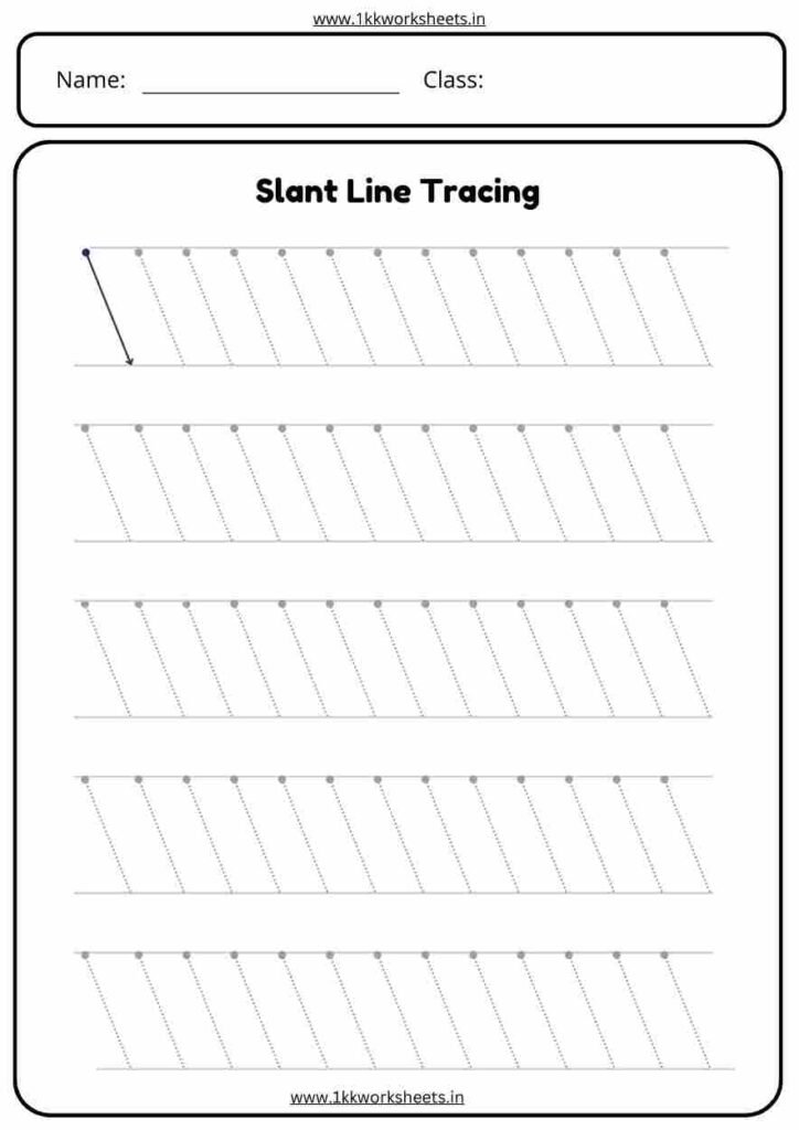 slant line tracing